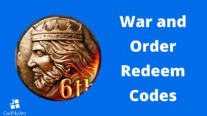 War and Order Redeem Codes